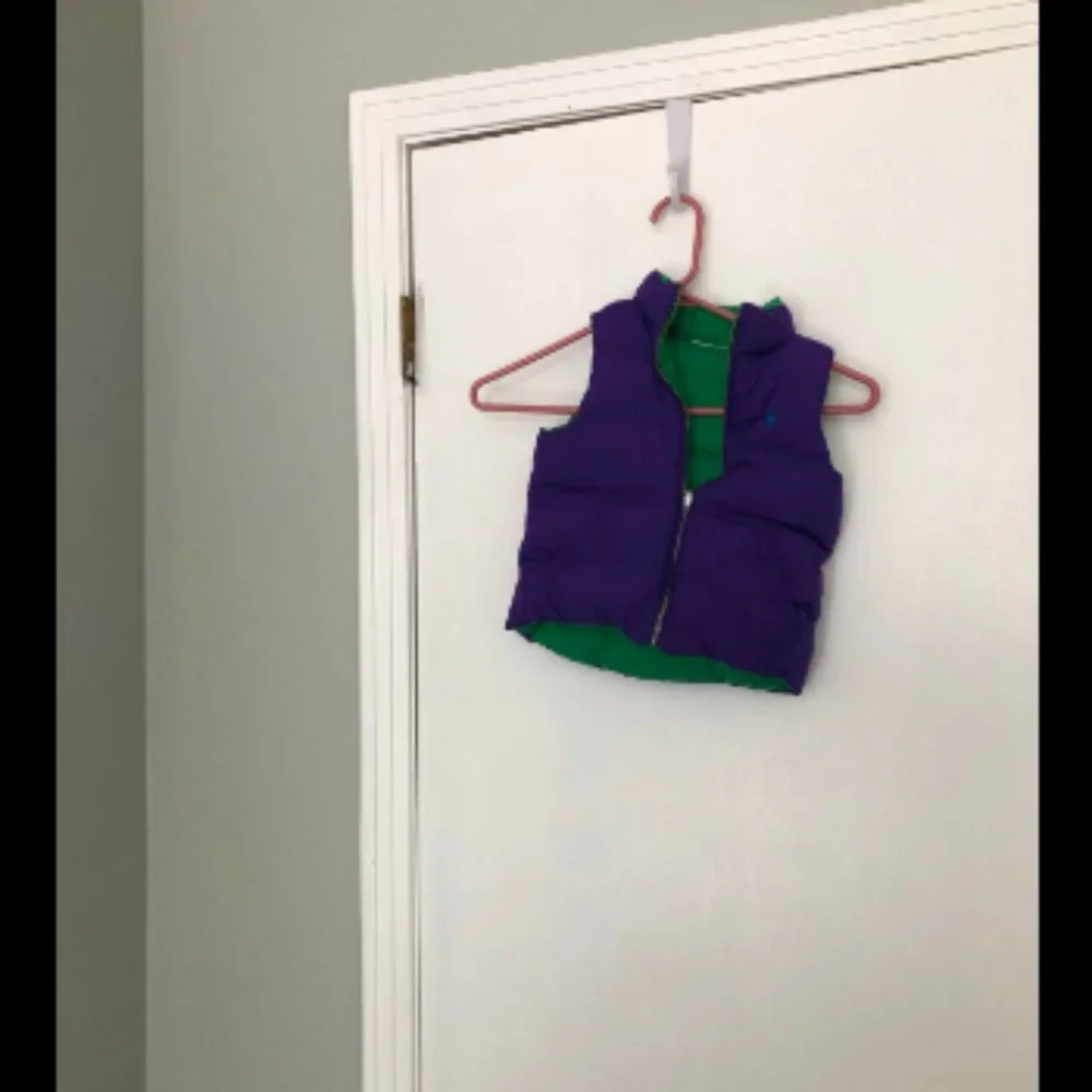 Polo Ralph Lauren Reversible Boys Down Vest Sz 4